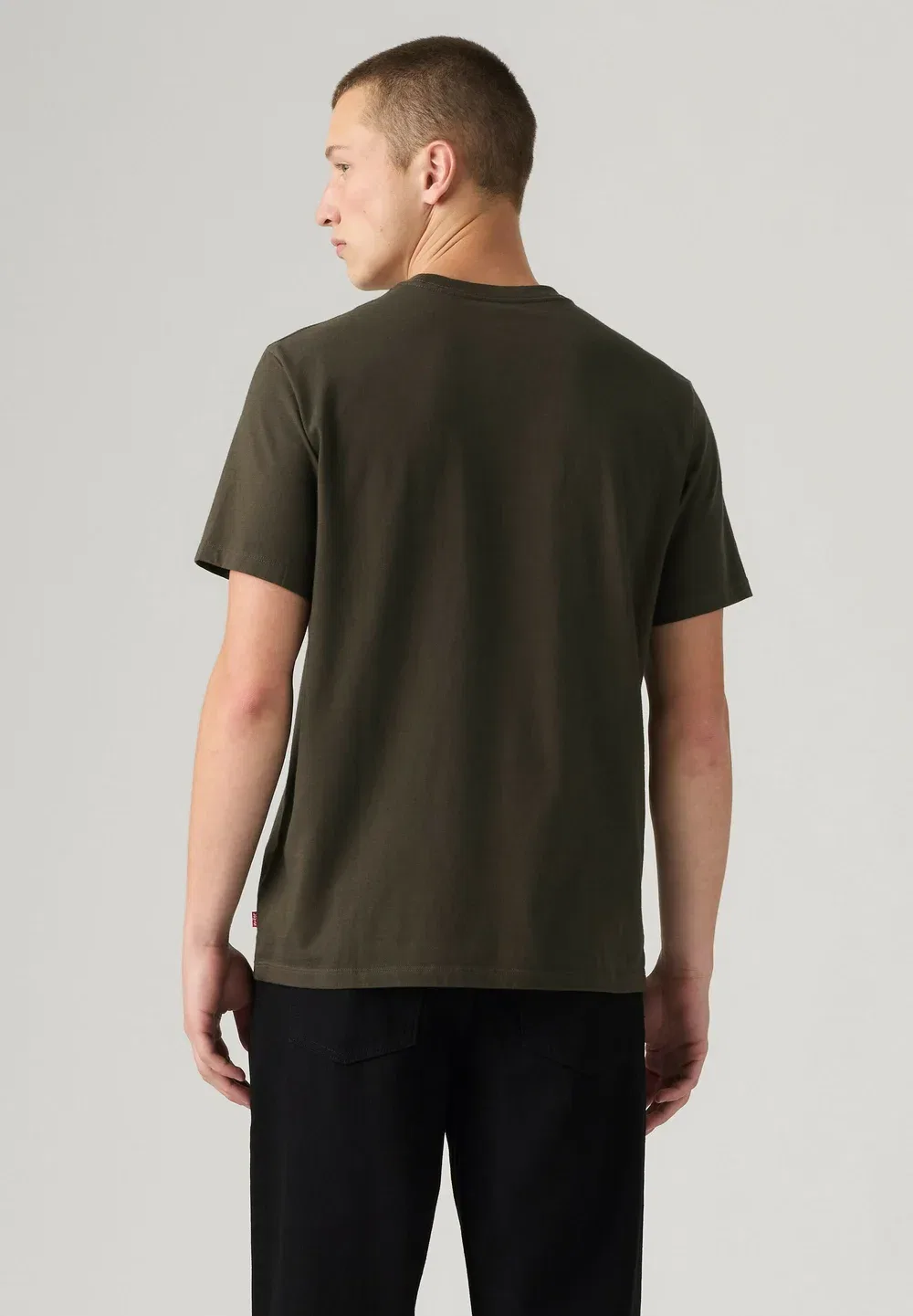 Ng essential tee mineral black - базовая футболка Levi'S, Mineral Black - Browns — фото 2