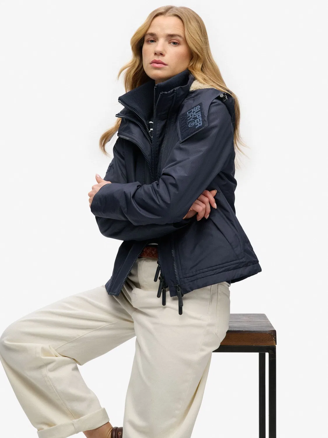 Куртка Arctic Windcheater Superdry, синяя