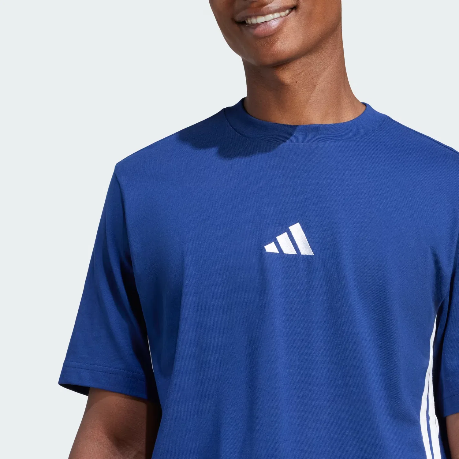 Футболка с круглым вырезом, Adidas, Dark Blue — фото 3