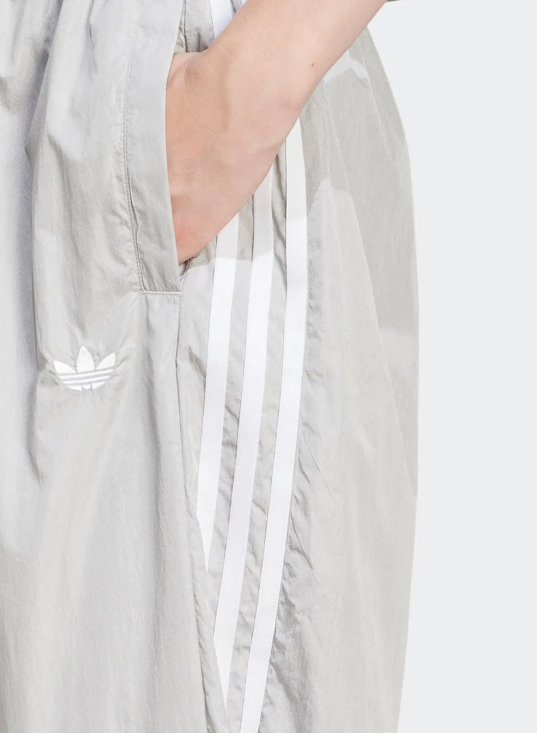 Спортивные штаны оверсайз Adicolor Teamgeist Adidas Originals, серый — фото 4