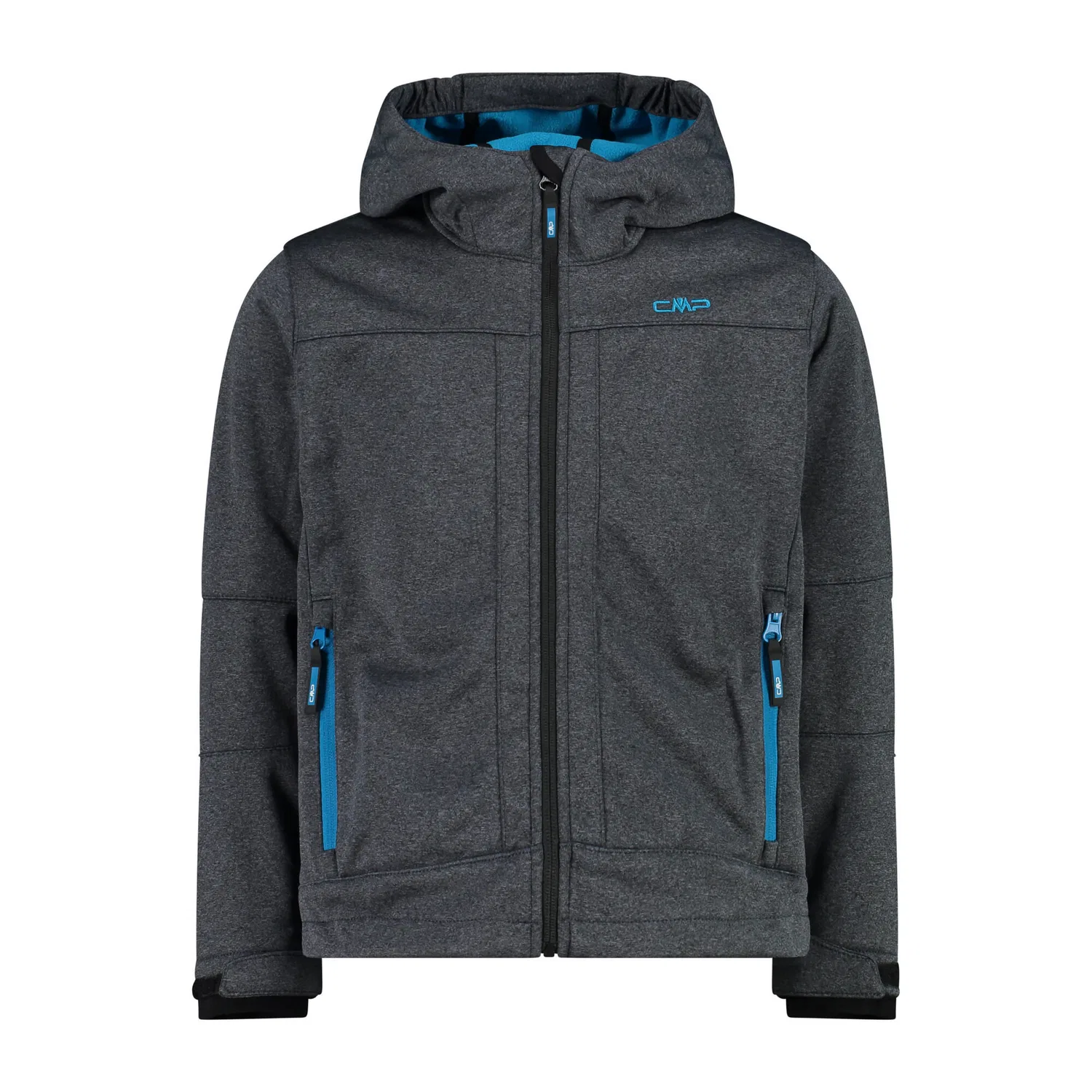 Детская ветрозащитная куртка Fix Hood Cmp, Grau Asphaltgrau