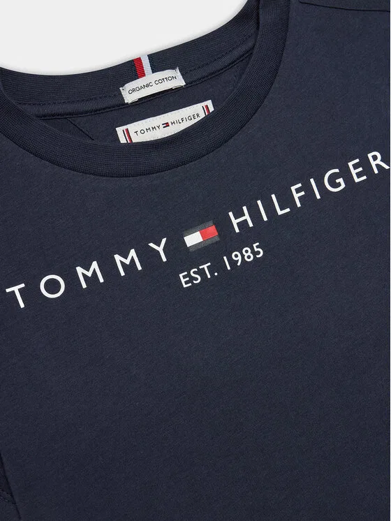 Футболка regular fit Essential Tommy Hilfiger, темно-синий — фото 3