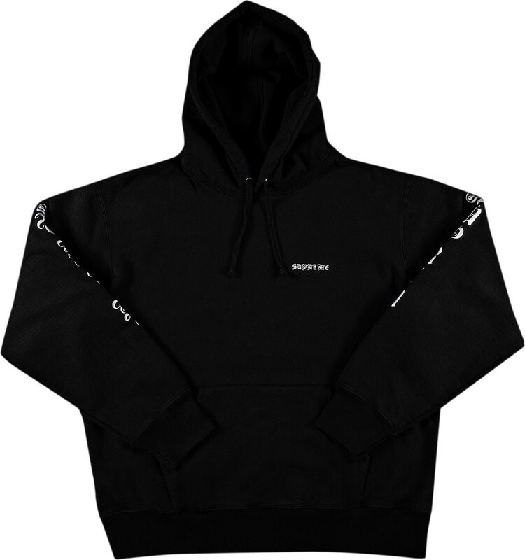 

Толстовка Supreme Peace Hooded Sweatshirt 'Black', черный