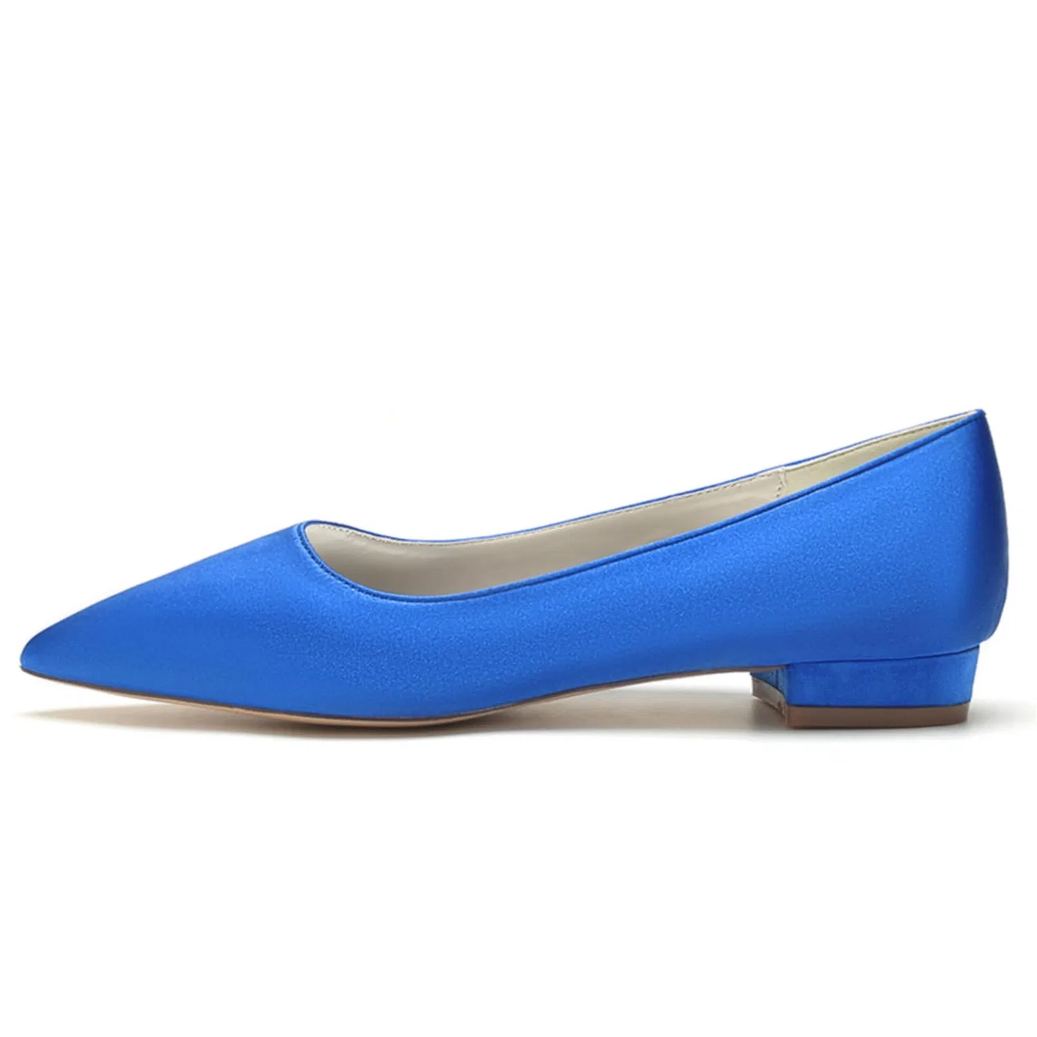 Детские туфли-лодочки с закрытым мысом Satin Slip On Wedding Shoes, Gold D Gold — фото 2