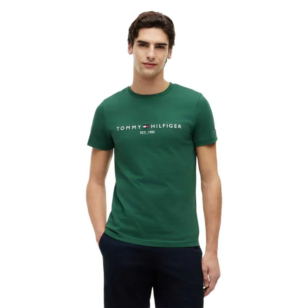 Футболка с коротким рукавом Logo Tommy Hilfiger, зеленый
