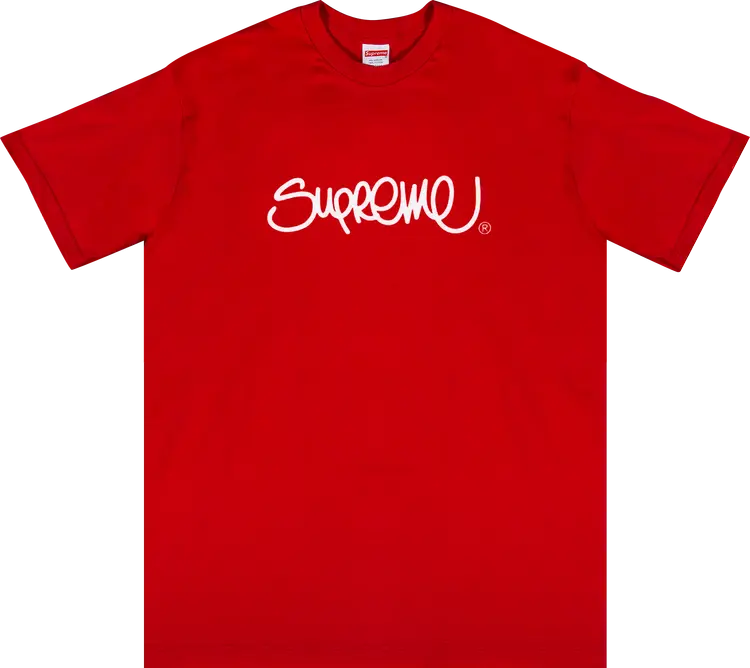 

Футболка Supreme Handstyle Tee 'Red', красный