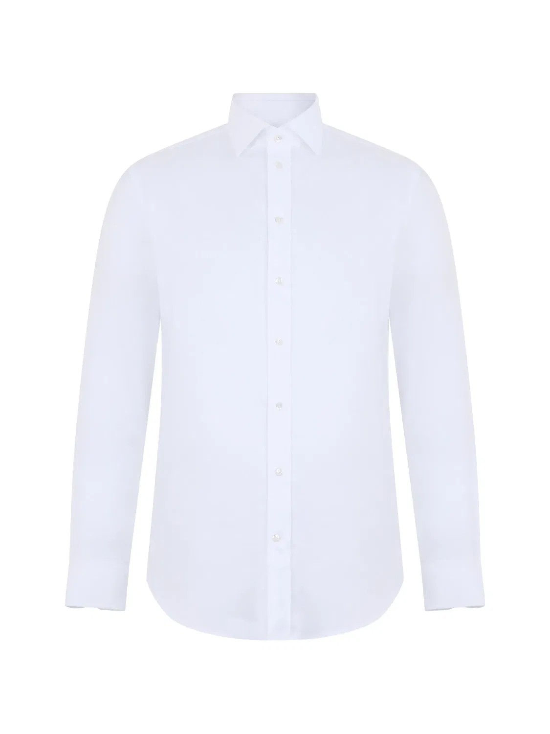 Рубашка с длинными рукавами, белая Emporio Armani, белый