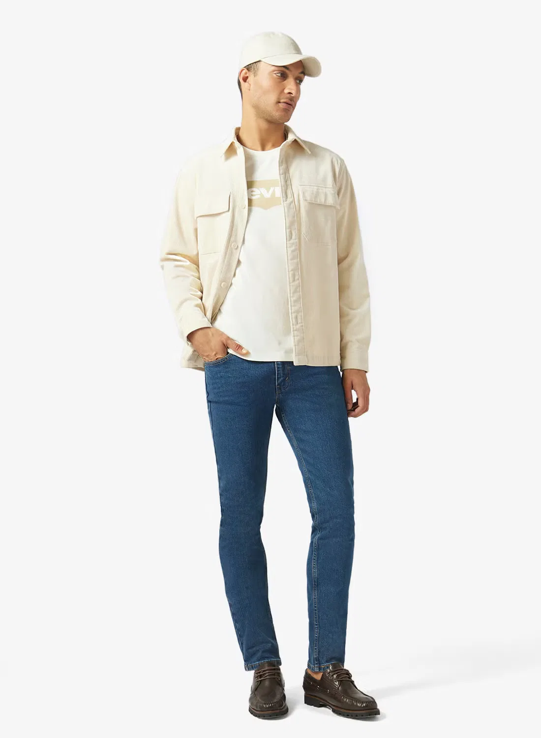 Джинсы зауженные Casual Slim Fit Levi'S, средний индиго — фото 2