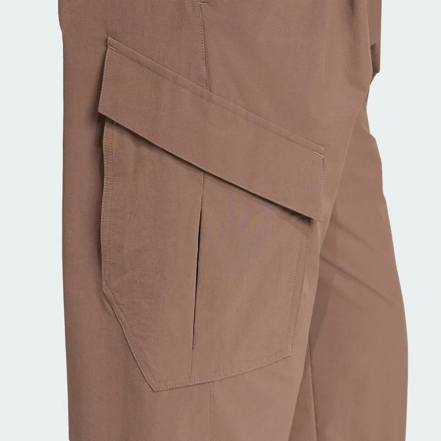Штаны карго из легкой ткани с принтом, модель Terrex Xploric Cargo Pants, adidas, Коричневый — фото 4
