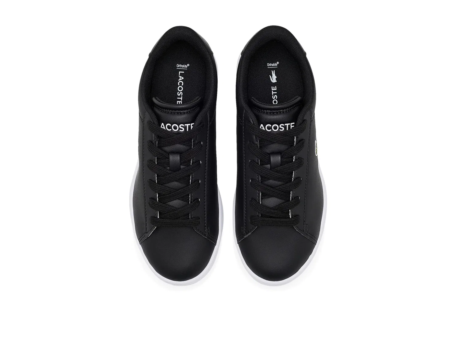Кроссовки Carnaby Set (для маленьких и больших детей) Lacoste Kids, Black/White — фото 3