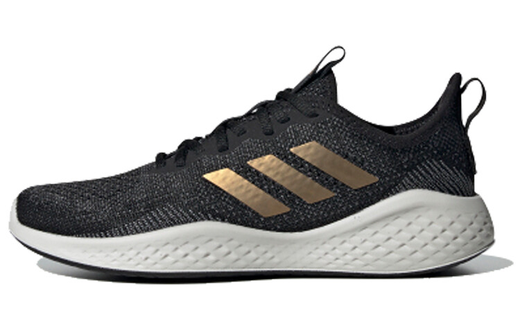 Кроссовки Fluidflow 1.0 Lifestyle женские с низким верхом, черные/золотые Adidas