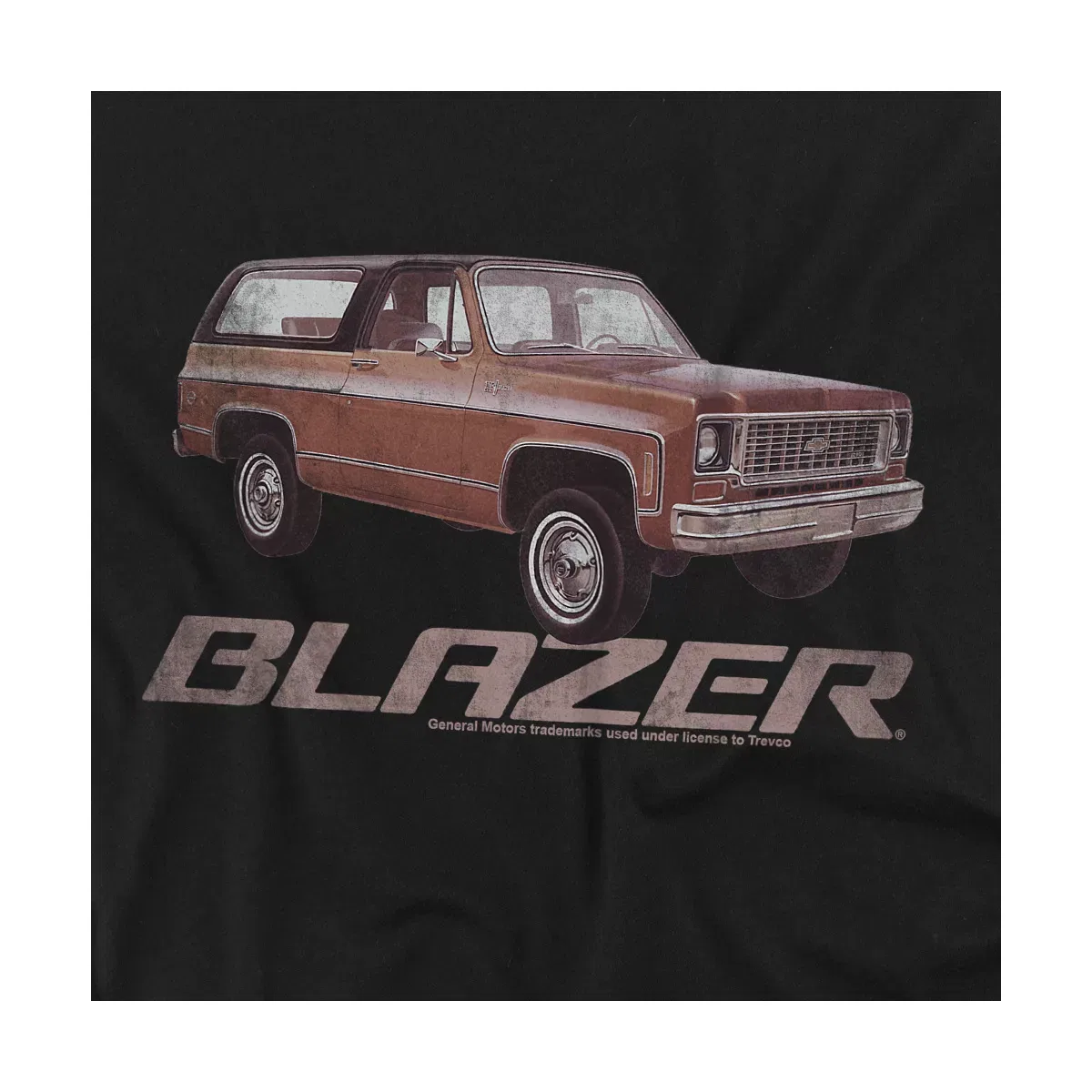 Детское боди с коротким рукавом Chevy Blazer Retro Chevrolet, Black — фото 2