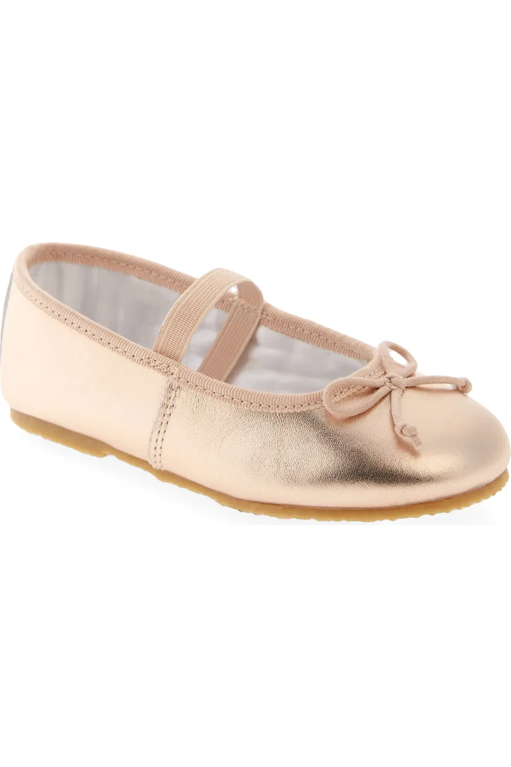 Детские балетки с ремешком Mary Jane Alia L'AMOUR, Rose Gold