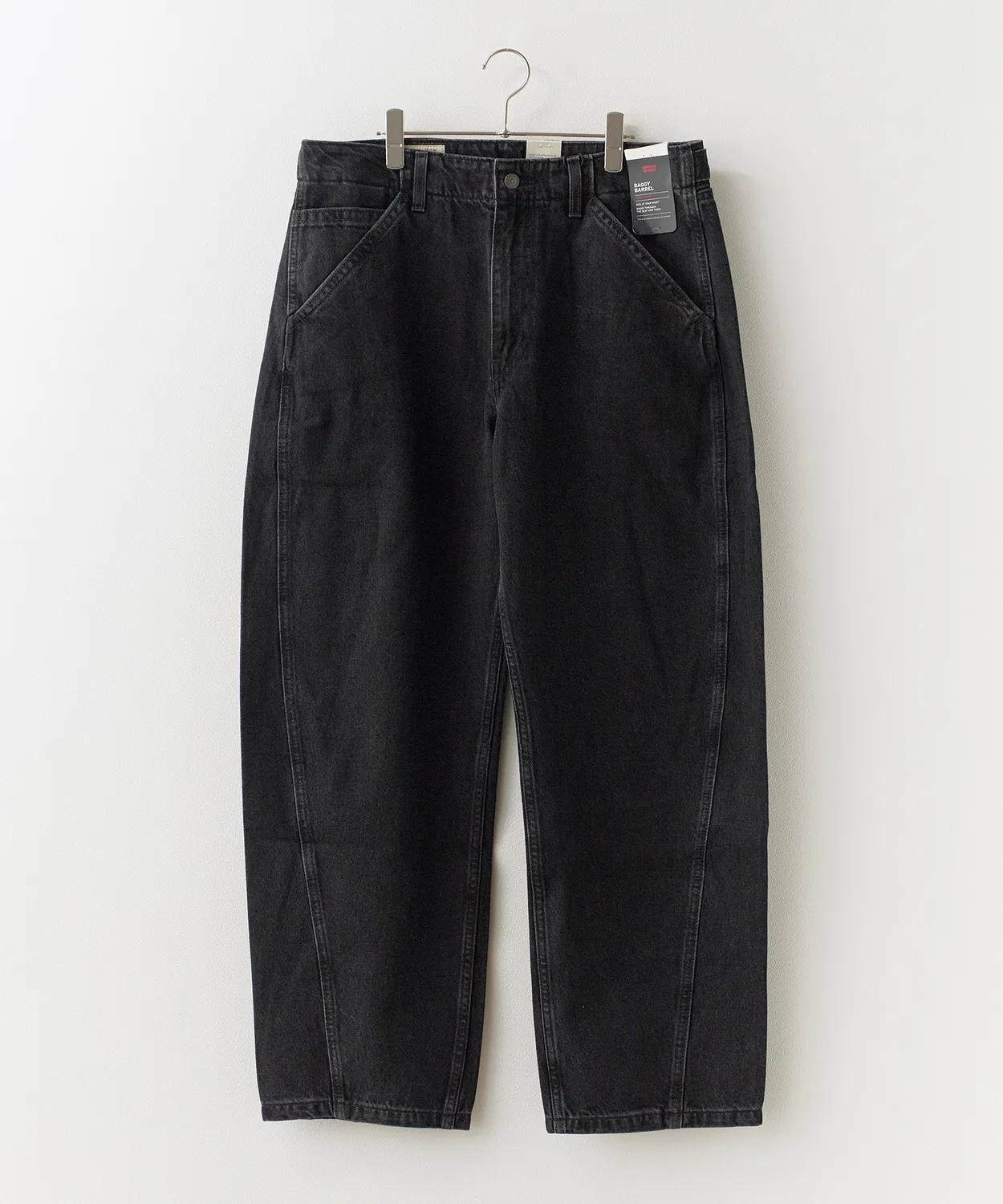 Мужские джинсы свободного кроя Baggy Barrel Levi's, Черный