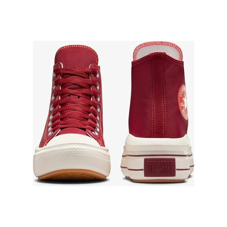 Кеды платформа Converse Chuck Taylor All Star Move, Красный — фото 3