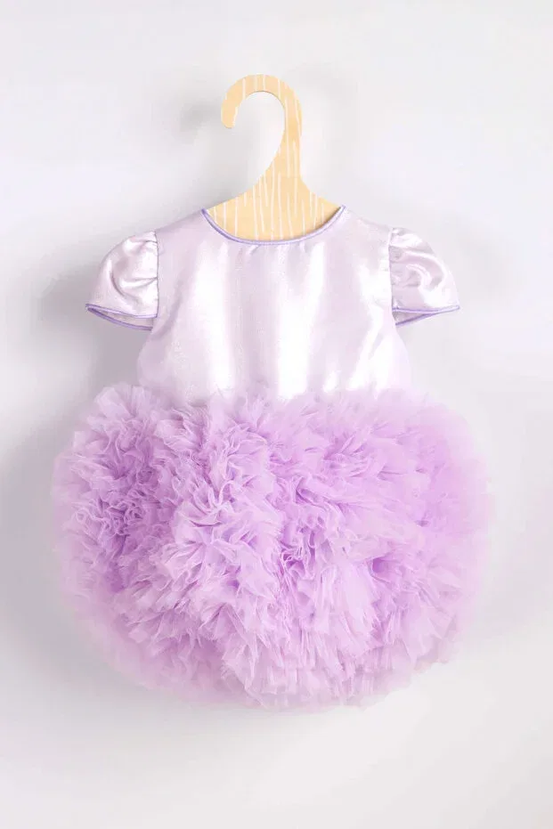 Детское платье для девочек с коротким рукавом lina Le Mabelle, Lilac