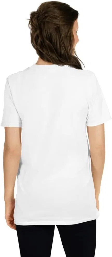Мужская футболка с принтом Good Friends Wine Together 64000 Unisex Softstyle T-Shirt, White — фото 2