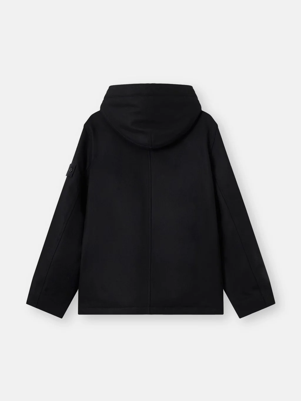 Мужская парка Stone Island Padded Short With Anti-drop, черный — фото 4
