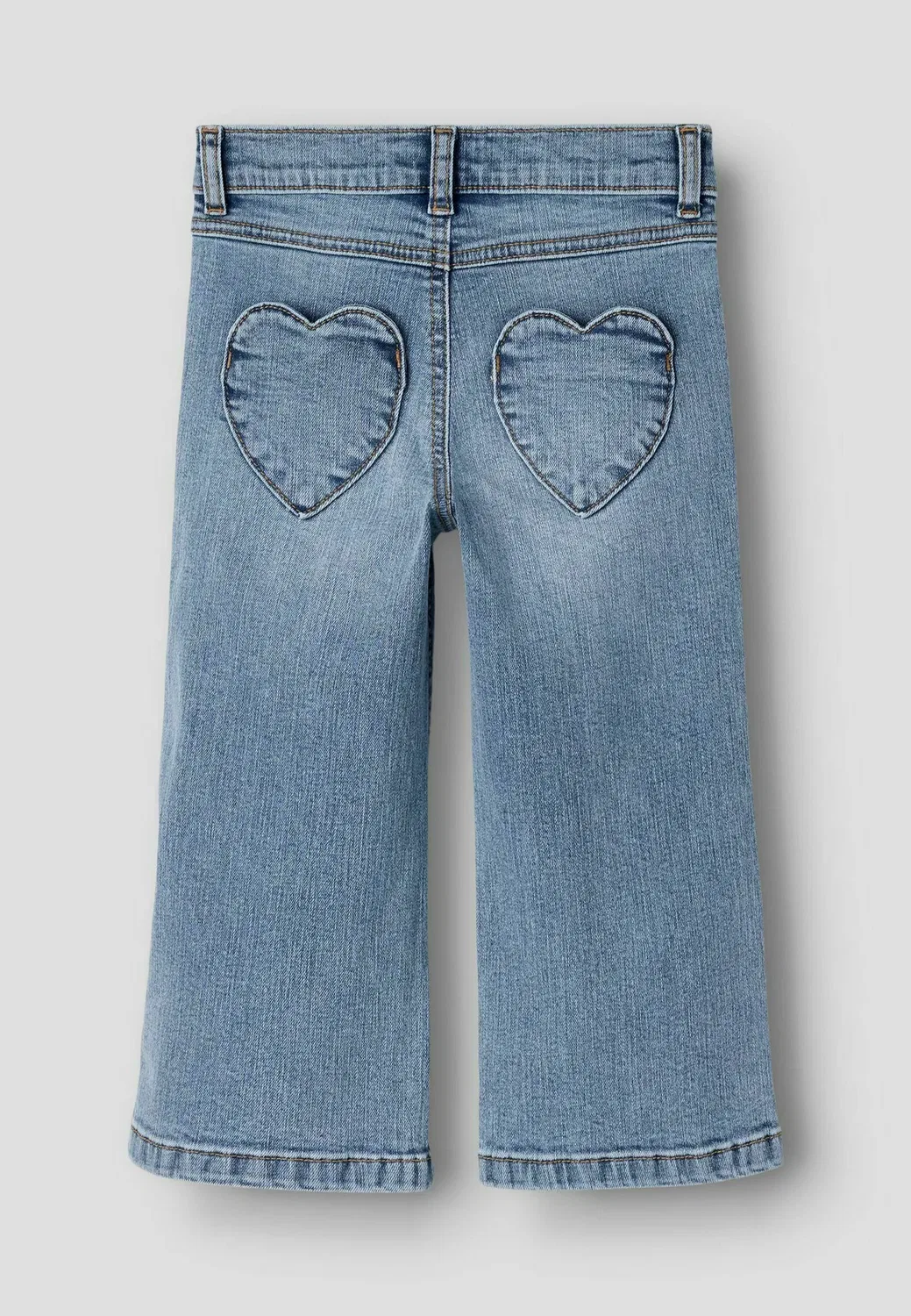 Джинсы широкого кроя - джинсы прямого кроя Name It, Medium Blue Denim — фото 2