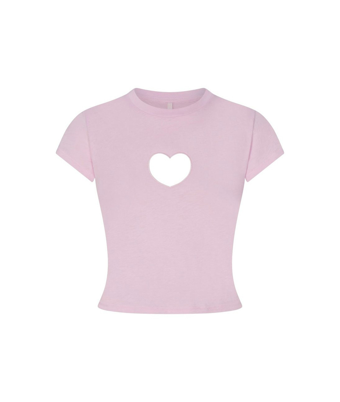 

Футболка Skims Worn In Jersey Heart Baby, розовый