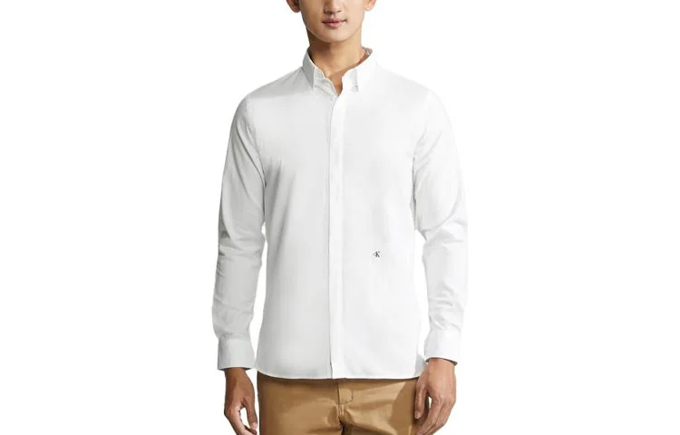 Calvin Klein Рубашка мужская YAF Moon White Moderate Others — фото 3