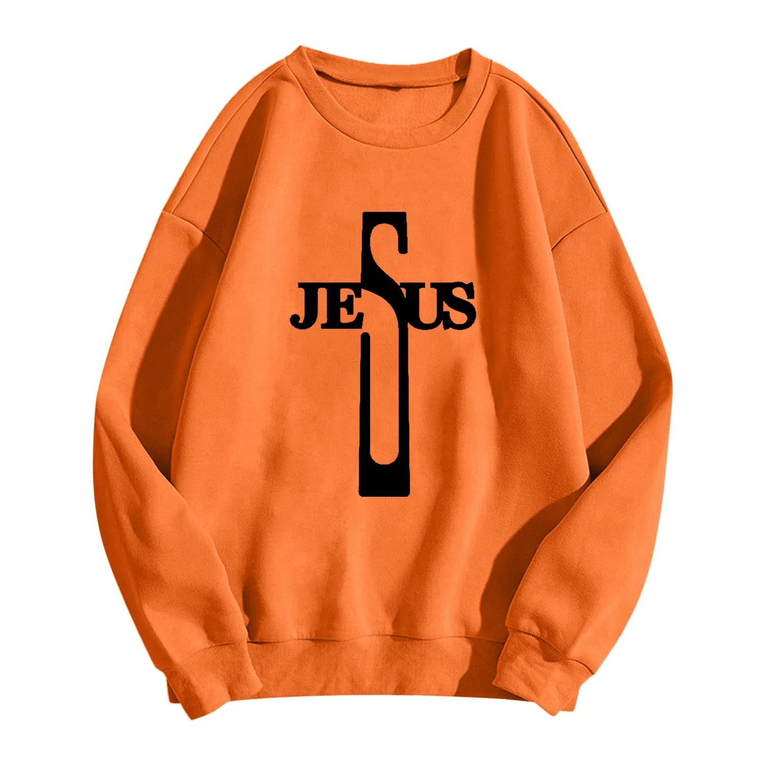 Мужской свитшот с капюшоном Classic Casual, хлопковый, на молнии, Orange — фото 2