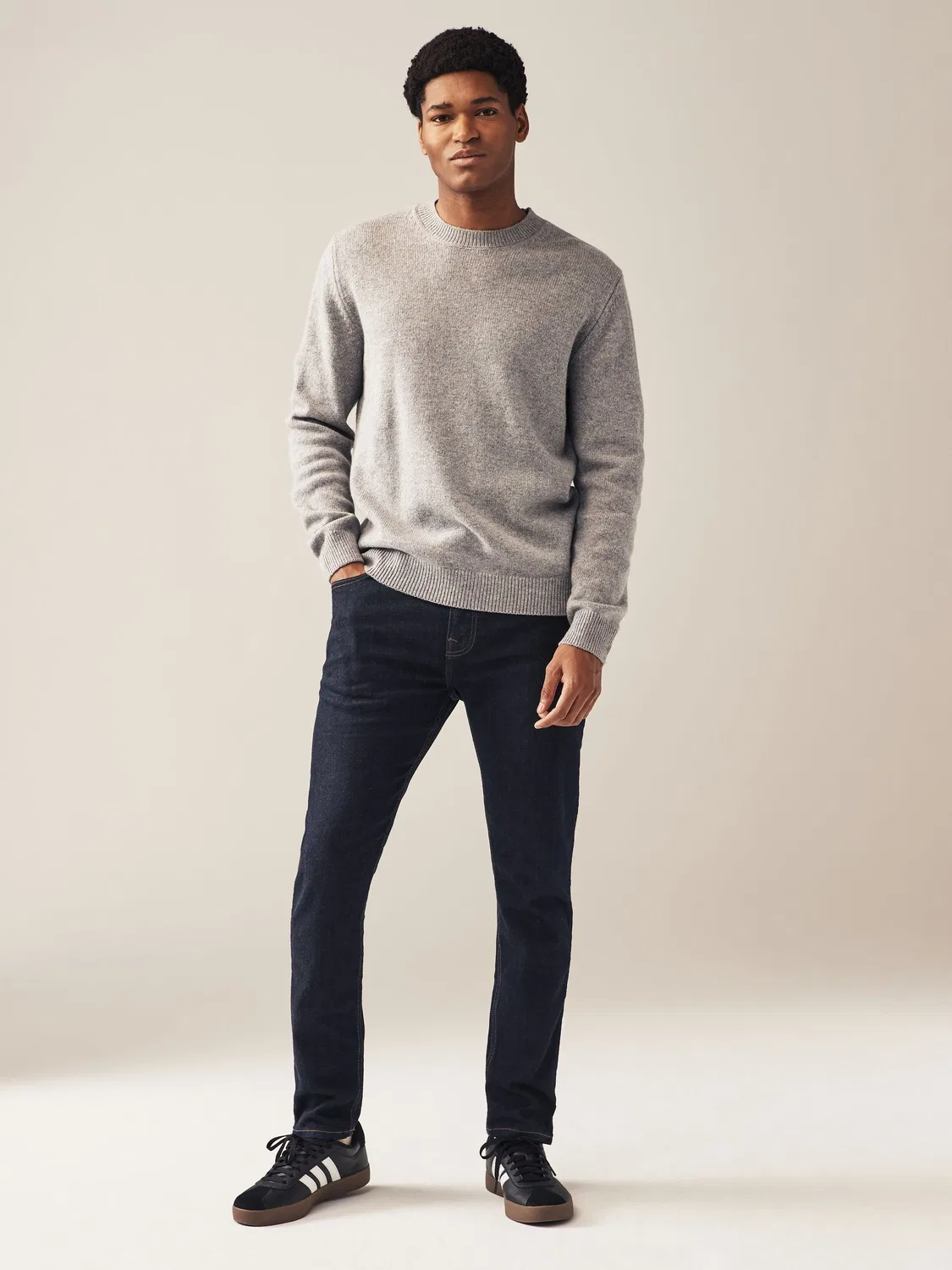 Джинсы классические stretch, модель Single Next, Blue Indigo Rinse — фото 2