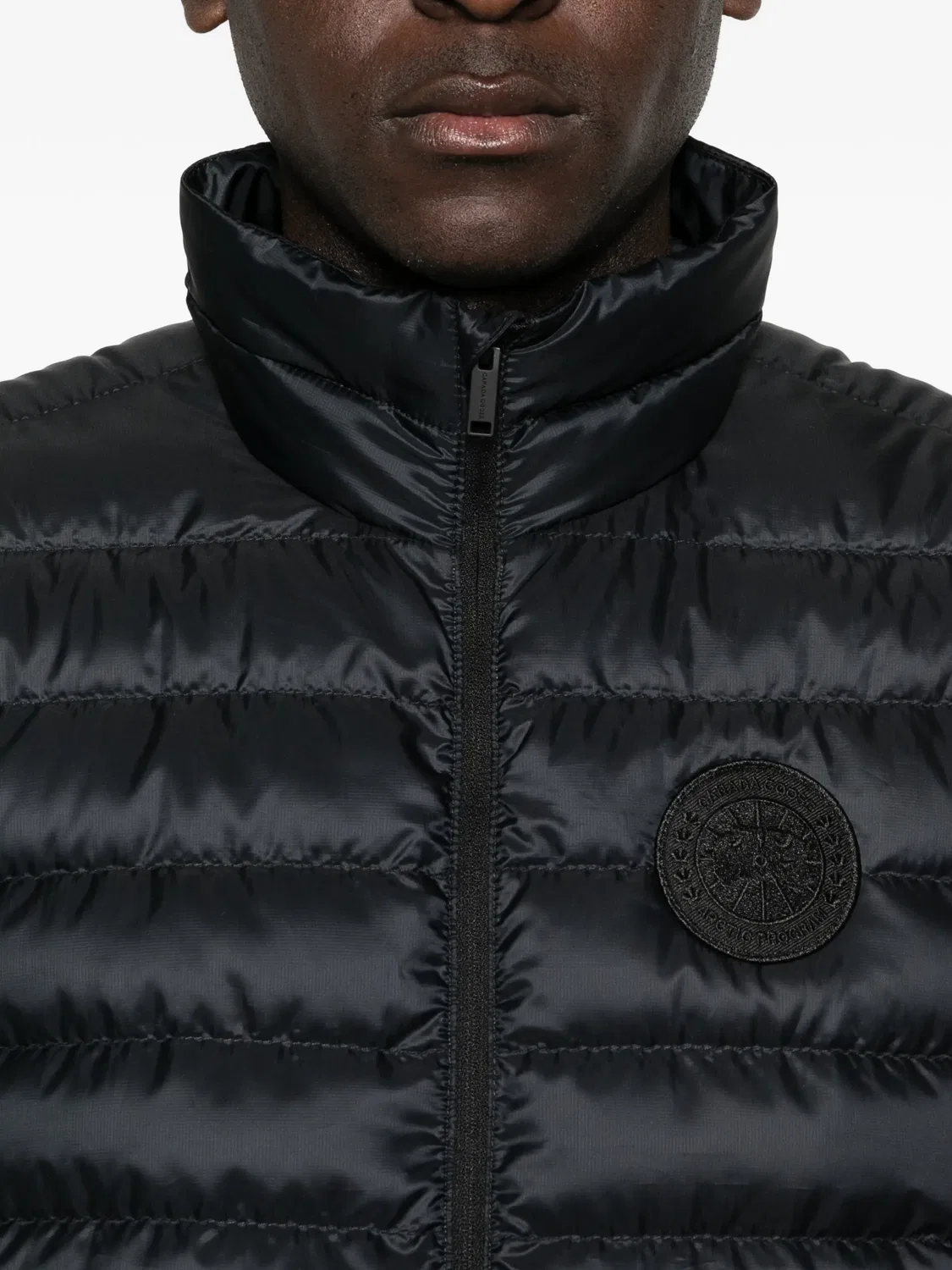 Куртка-жилет с квадратной стежкой Canada Goose, черный — фото 2