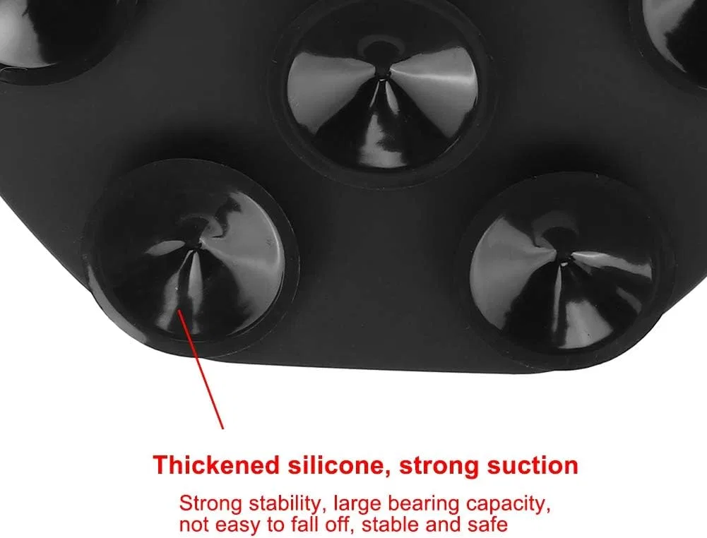 Подушка для мытья волос в раковине Silicone, Brrnoo, Black — фото 3
