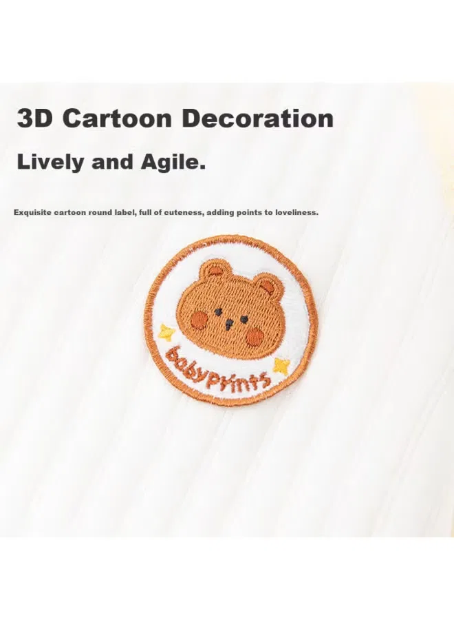 Боди-комбинезон утепленный с длинным рукавом Babyprints, синий — фото 4