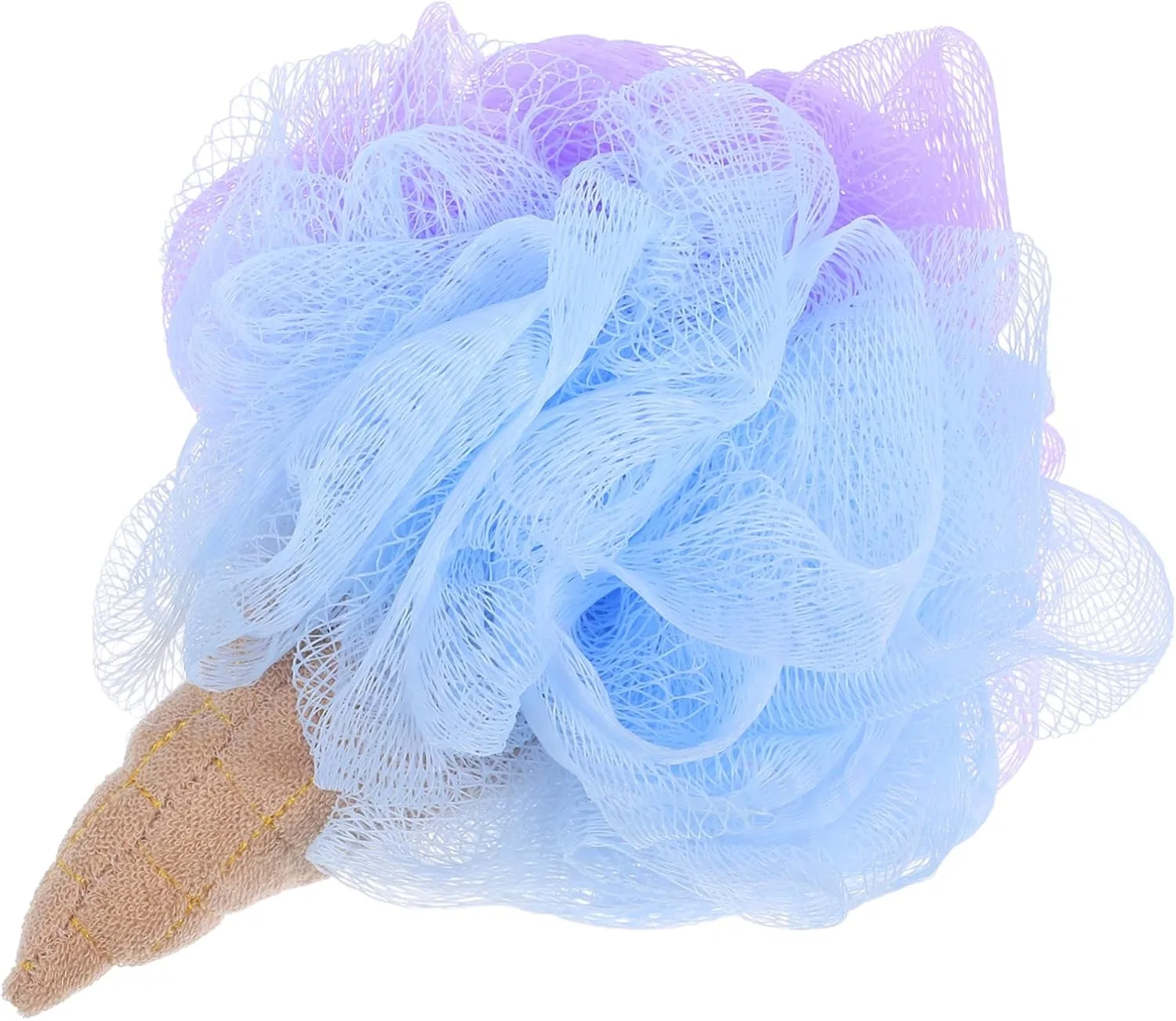 Мочалка для душа Ice Cream Shower Flowers, FOMIYES, 1 шт, 16x11x11 см, Multi-coloured