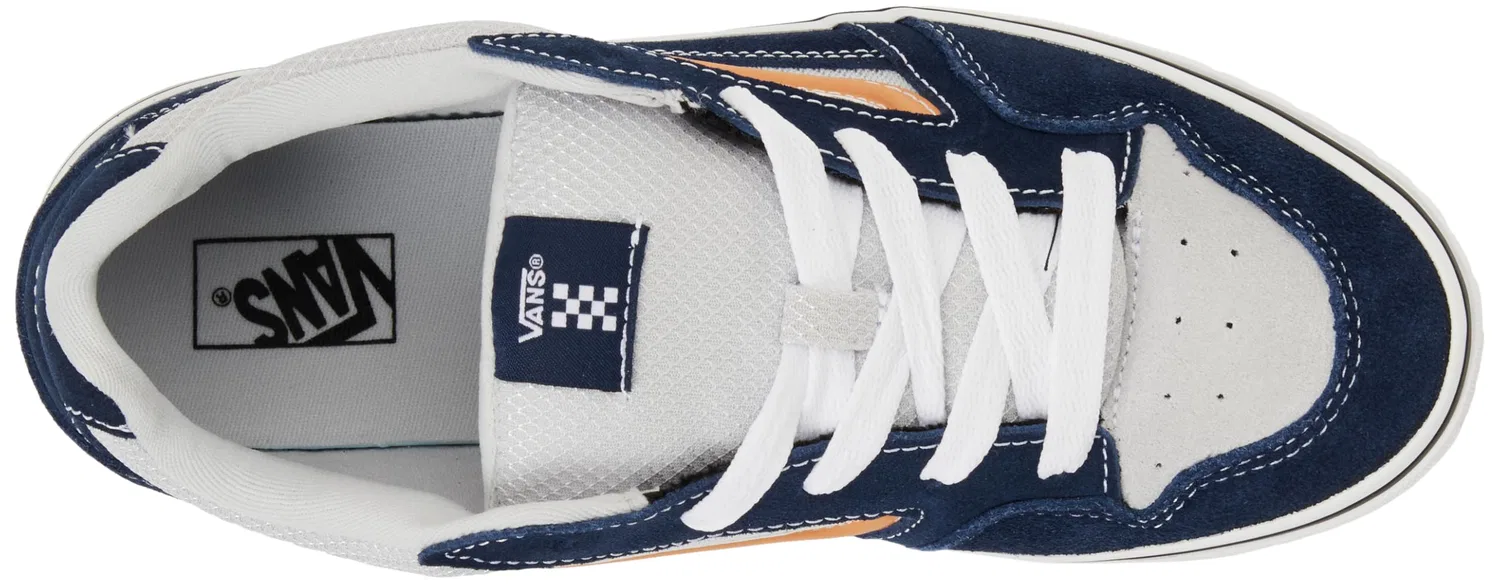 Детские кроссовки на шнуровке Caldrone Vans, Blue And Multi — фото 3