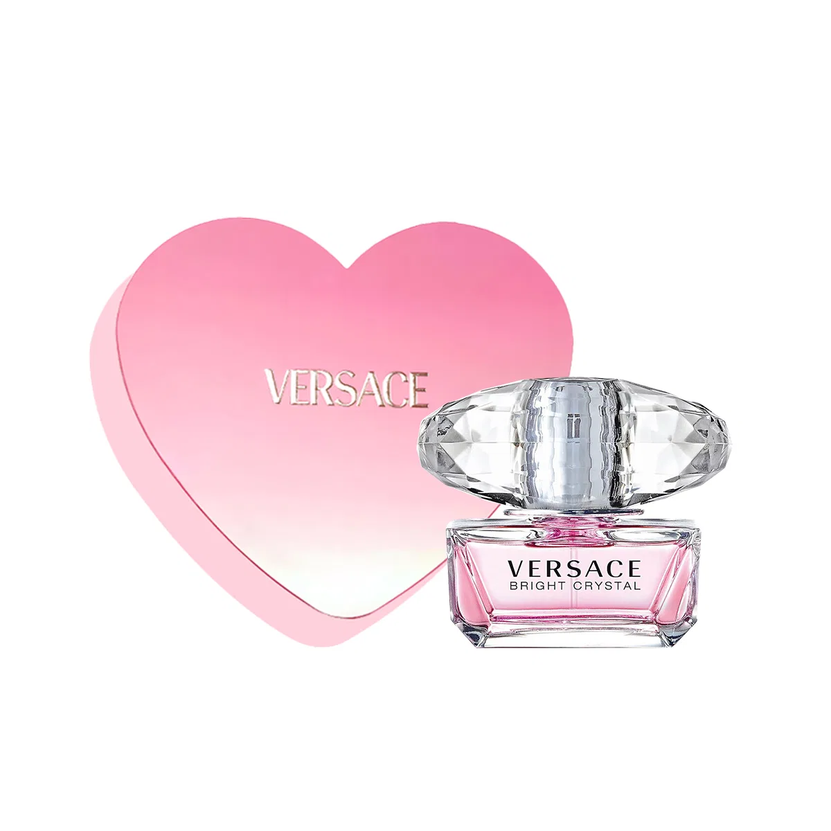 Женская парфюмерная вода VERSACE Pink Brilliance Crystal, 50 мл, Pink Diamond Floral Fruity Accord