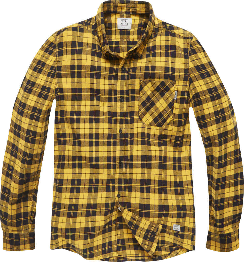 

Рубашка Vintage Industries Riley Flannel, желтая