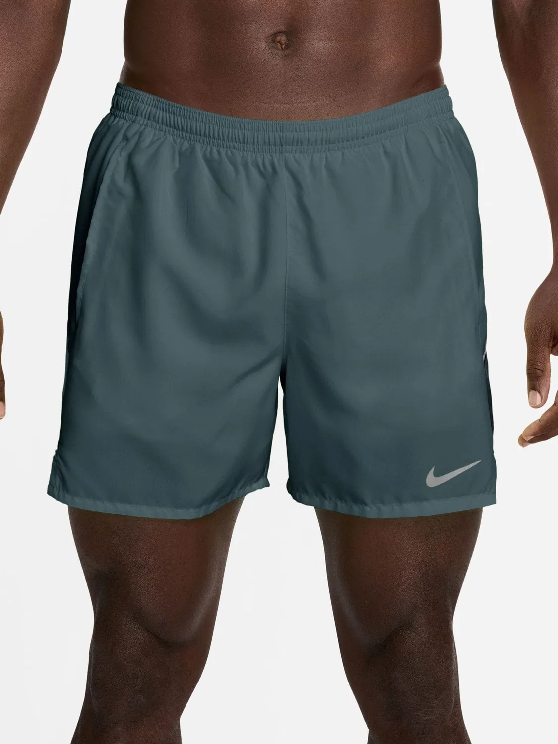 Шорты беговые Miler Dri-FIT 5 дюймов 2-в-1 Nike, Mineral Slate