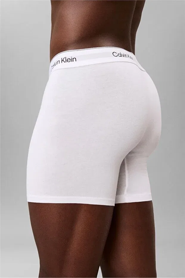 Мужские боксеры 3-шт с эластичным поясом Calvin Klein, White — фото 3
