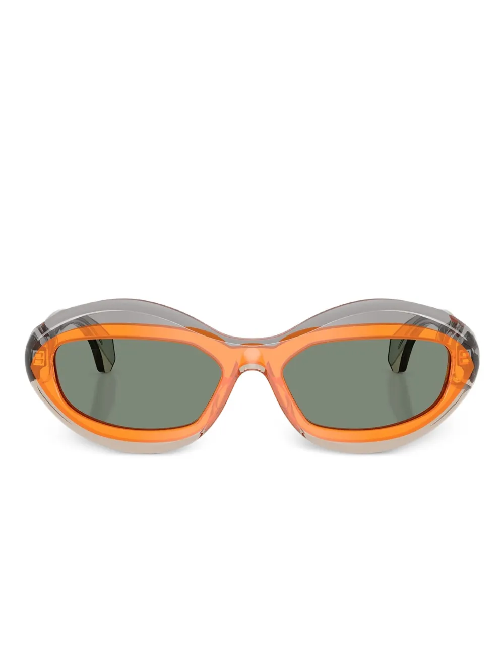 

Солнцезащитные очки в овальной оправе Alain Mikli, серый