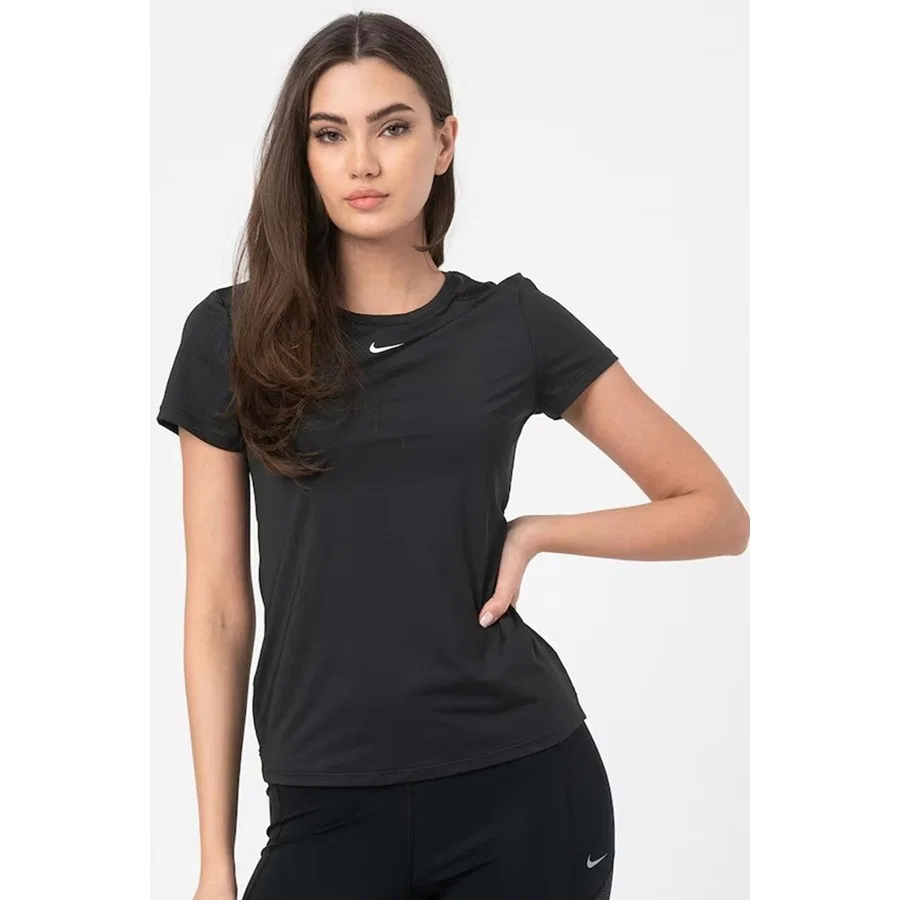 Женская футболка с коротким рукавом Nike Dri-FIT One Slim, Черный