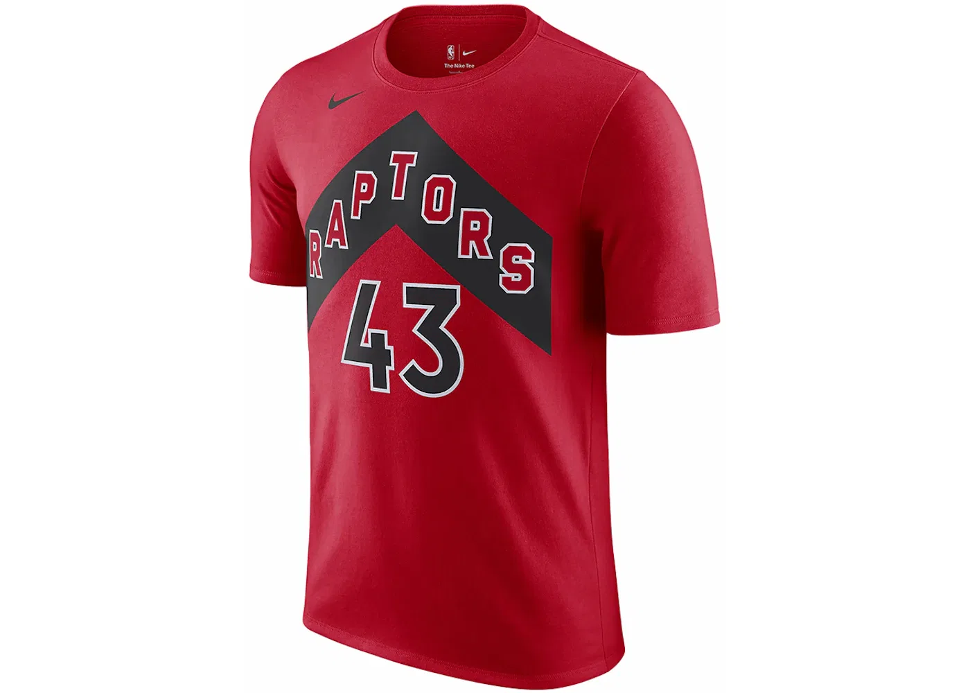 Мужская футболка с принтом Nike NBA Toronto Raptors Pascal Siakam Logo, Red/Black