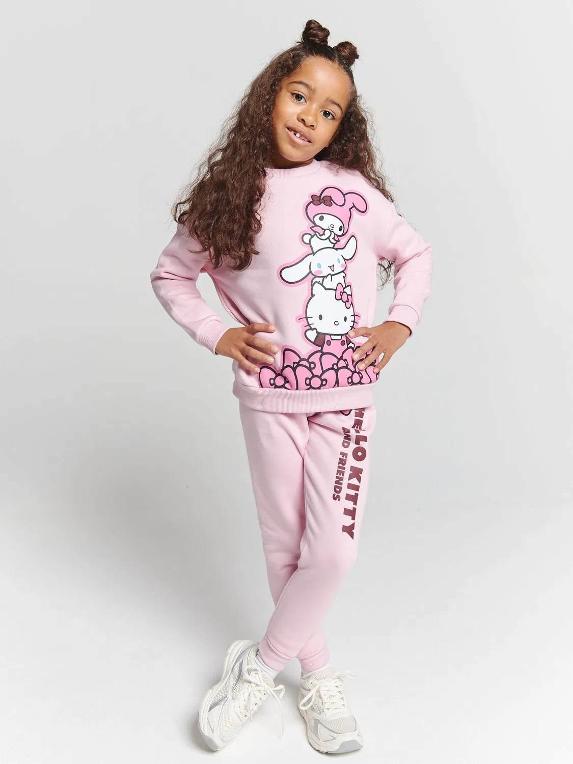 Комплект из джоггеров и топа Stitch Brand Threads, розовый — фото 3