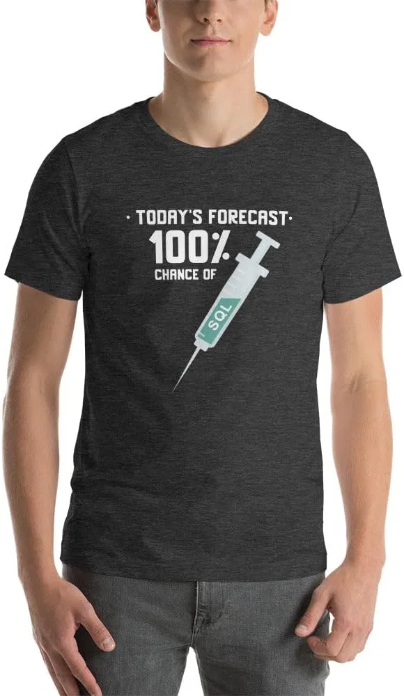 Футболка с принтом SQL Injection, Regular Fit Generic, Asphalt — фото 2