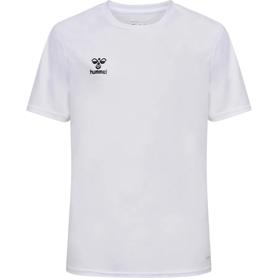 Детская футболка с коротким рукавом из интерлока Essential Jersey Hummel, Белый — фото 2