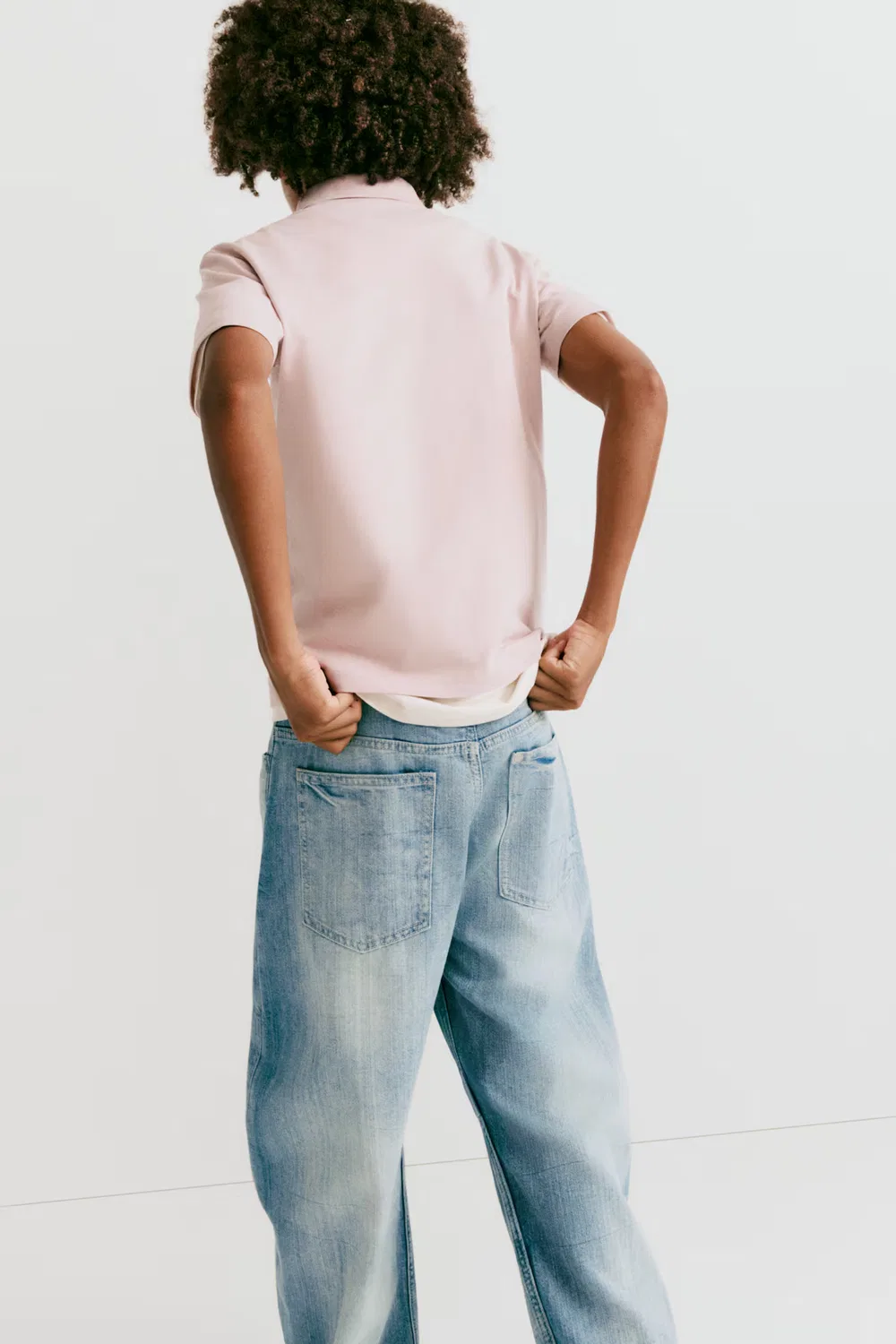 Свободные джинсы-бочонки H&M, Helles Denimblau — фото 2