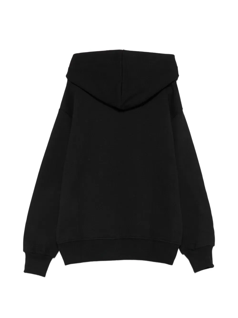 Толстовка с принтом и карманом-кенгуру Msgm Kids, черный — фото 2