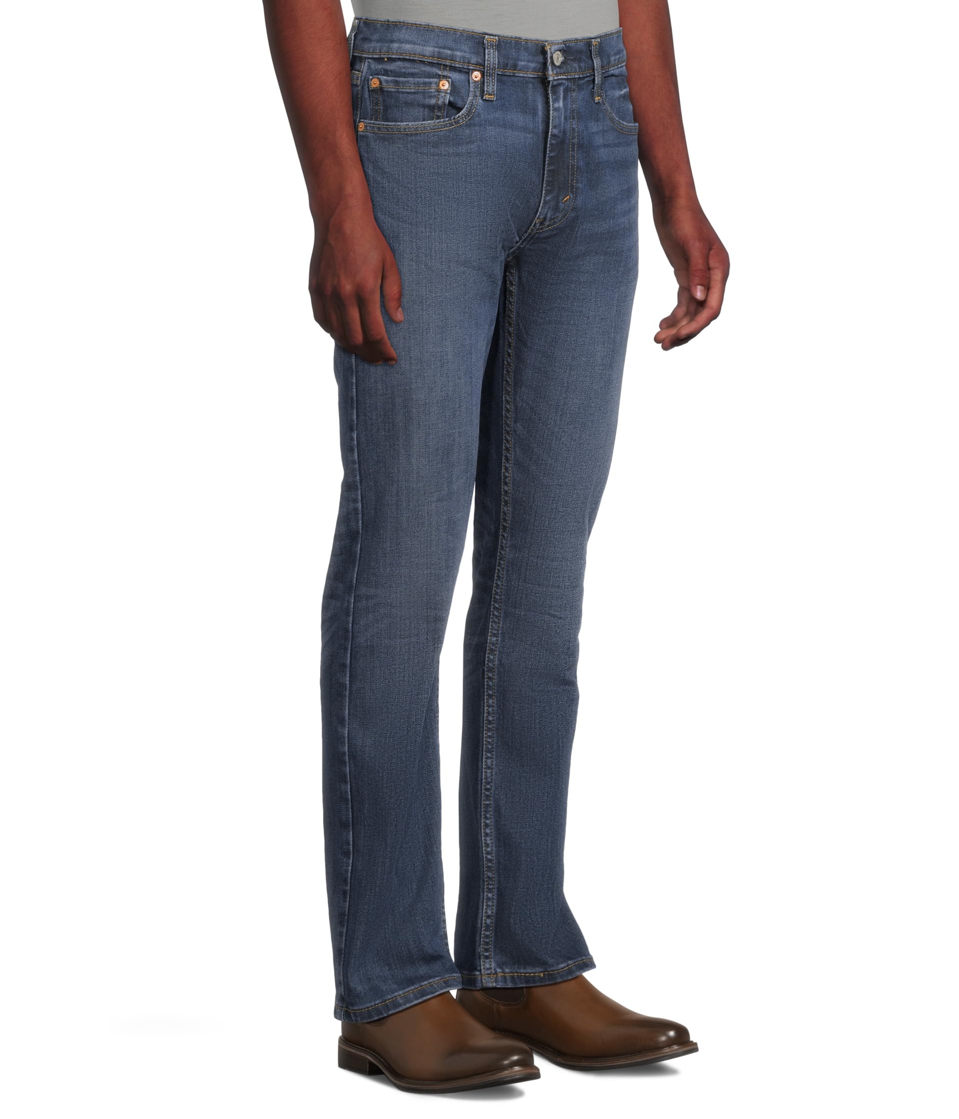 Джинсы Levi's Mens 513 Slim Straight Fit, цвет Tree Topper ADV — фото 2