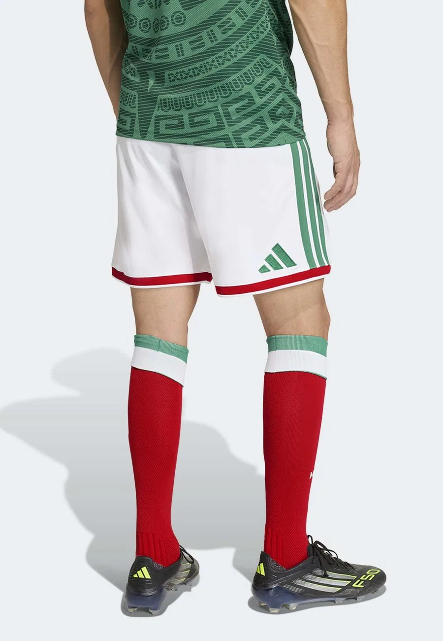 Спортивные шорты ADIDAS PERFORMANCE Regular Workout Pants 'Mexico 26 Home' белого цвета — фото 4