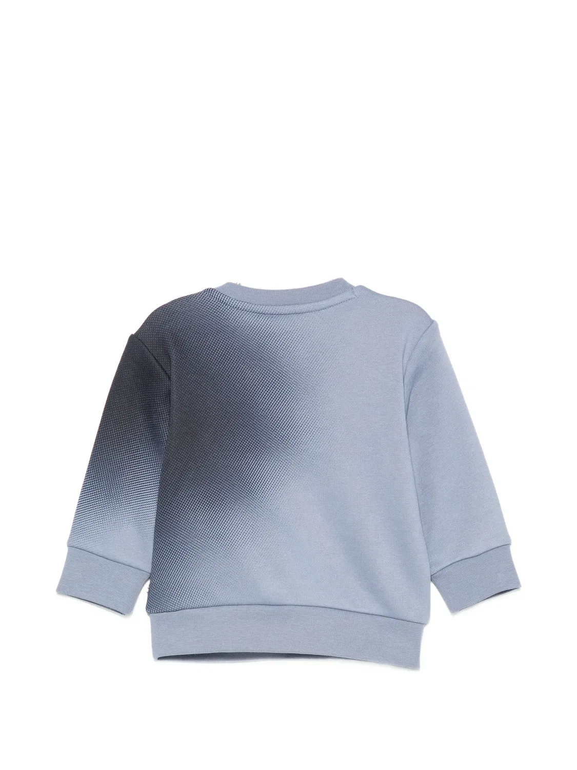 Свитер с градиентным принтом и логотипом Boss Kidswear, синий — фото 2