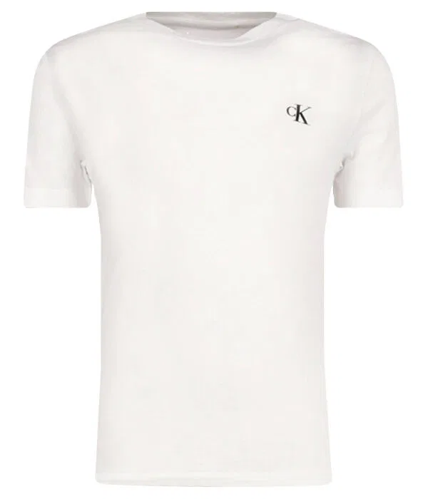 Детский комплект футболок с круглым вырезом Base Calvin Klein Jeans, черный — фото 4