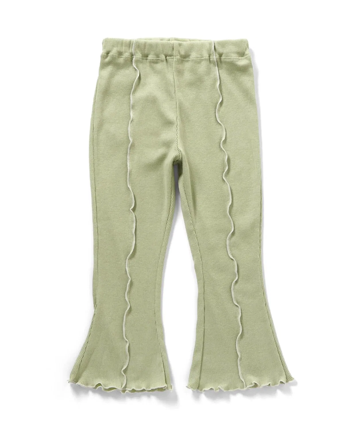 Детские леггинсы с флэром и резинкой на талии Mellow Rib Flare Leggings apres les cours, Mint