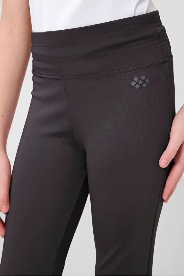 Детские леггинсы для девочек хлопковые Basics Tommy Life, Anthracite — фото 3